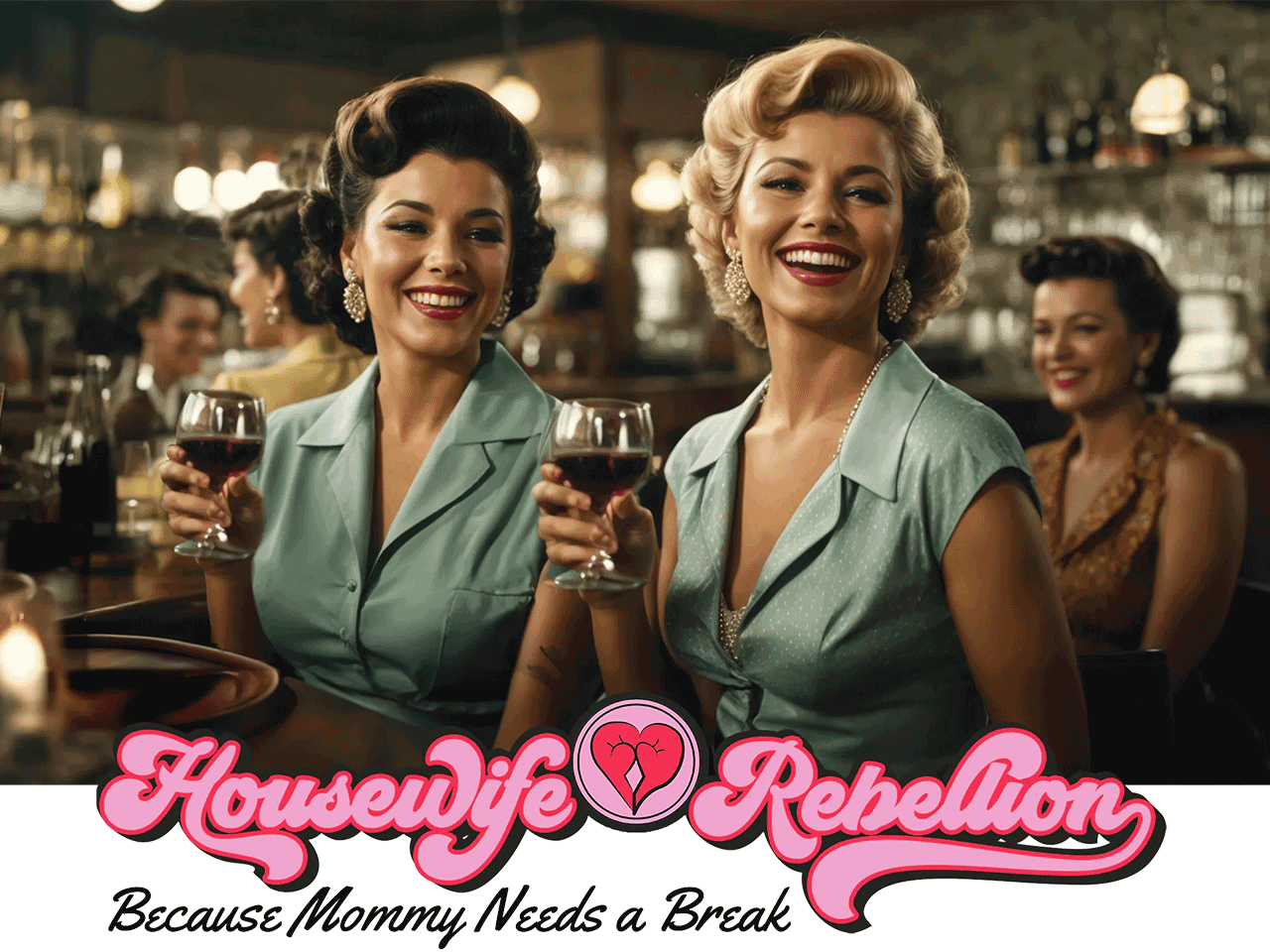 Wine website header home page