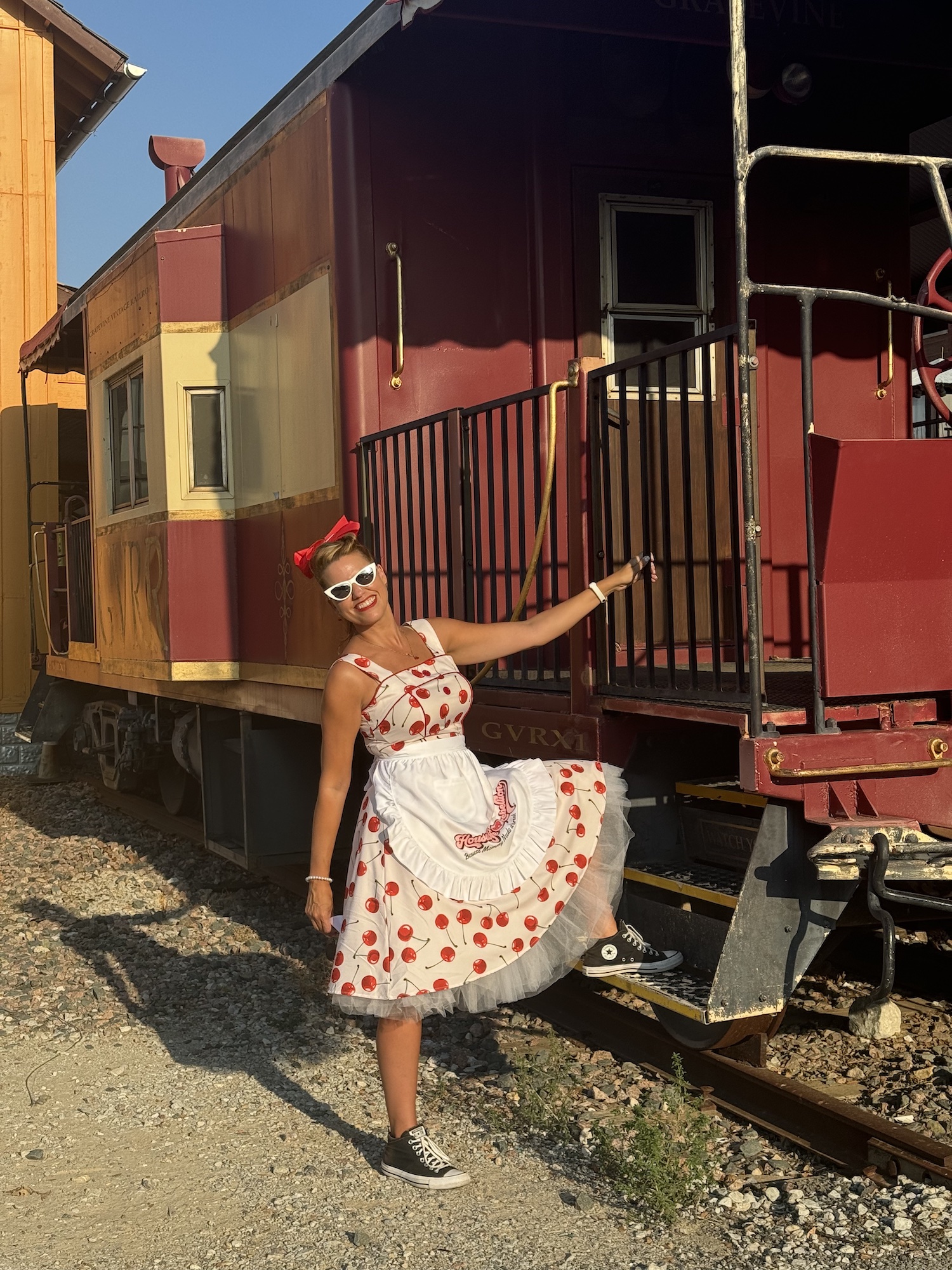 Nicole on the train copy